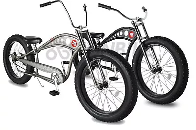 Chopper Lowrider Beach Stretch Cruiser Bike Coaster Brakes Big Fat Bicycle • $664.99