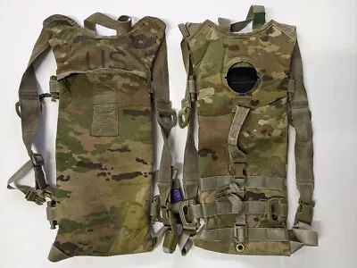 2 US Military Surplus OCP Camo MOLLE II HYDRATION CARRIER NO BLADDER • $34.99