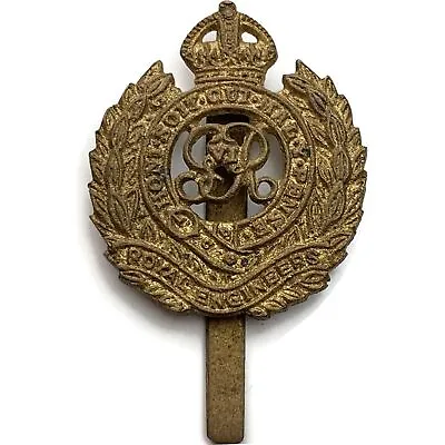 £16.99 • Buy Original INDIAN MADE WW2 Royal Engineers Corps Cap Badge - 1943 Dated