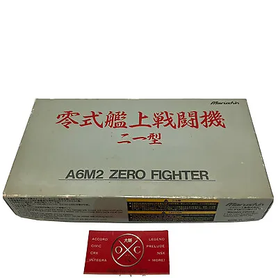 Marushin A6M2 Model 21 Zero Fighter Akagi 1:48 Rare Complete Diecast Kit IJNAS • $169.95