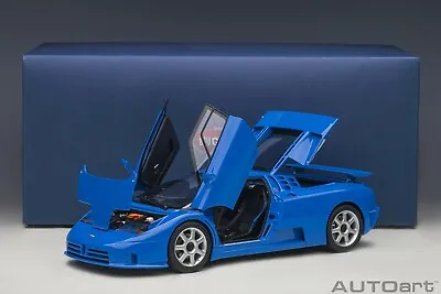 Autoart Bugatti EB110 SS French Racing Blue 1/18 Scale New Release! • $224