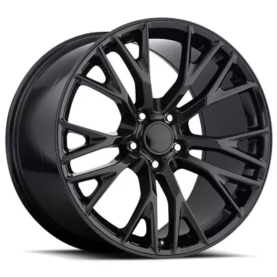 18/19  C7 Z06 Style Gloss Black Wheels Rims For C6 Corvette Base 18x8.5 / 19x10 • $939