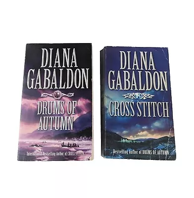 Cross Stitch (#1 - Outlander) & Drums Of Autumn (#4) By Diana Gabaldon • $22