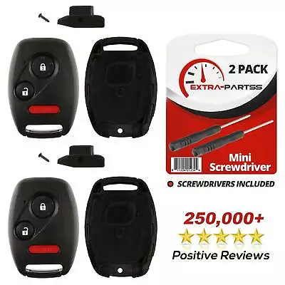 2 For 06 07 2008 2009 2010 2011 Honda Civic LX - Remote Key Fob Uncut Shell Case • $8.95