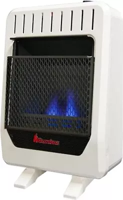 Dual Fuel Ventless Blue Flame Heater With Base - 10000 BTU Manual Control -... • $233.49