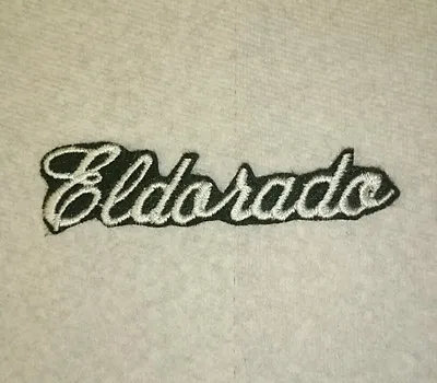 $2.99 • Buy Brand New Eldorado Cadillac Cadi Embroidery Iron On Jacket T Shirt Logo Patch 2