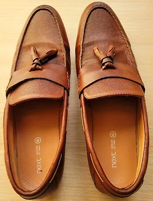 £15 • Buy Next Mens Tan Tassel Loafers Size 10