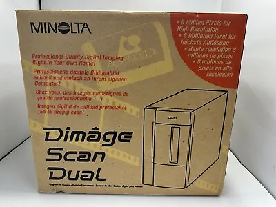 Minolta Dimage Scan Dual Film F-2400 Scanner Made In Japan • £90