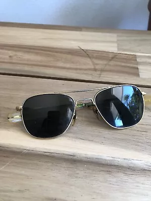 Vintage American Optical 23k Gold Filled COMMAND USA  Sunglasses Pilots  • $136.76