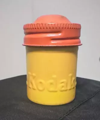 Vintage Kodak Film Metal Canister Container Yellow And Red Embossed  • $9.99