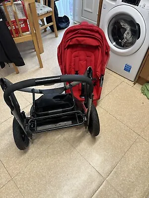 Maxi-Cosi Mura Plus Red Pushchair Single Seat Stroller • £55