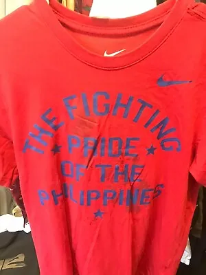 Manny Pacquiao Nike T-shirt Size Medium • $150