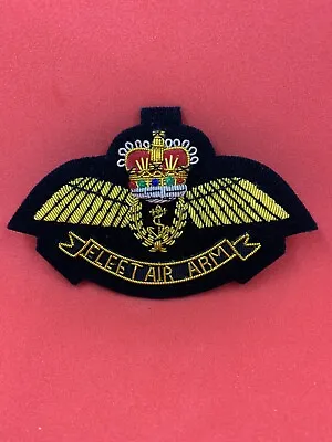 Fleet Air Arm Royal Navy Blazer Badge Handmade FAA Bullion & Wire Blazer Badge • £13