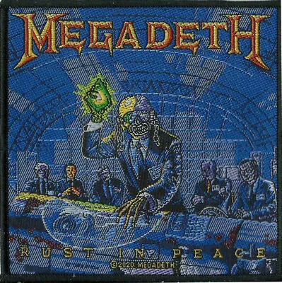 £3.29 • Buy Megadeth - Rust In Peace Patch 10cm X 10cm