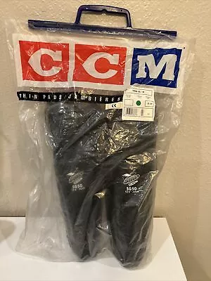 New Ccm Shin Pads Guards Sg50 Power Line Ice Roller Hockey Size Boys 12 1/2  Nwt • $39.99