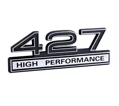 Ford Mustang Black & Chrome 427 427ci High Performance 3D Stick On Emblem • $12.13