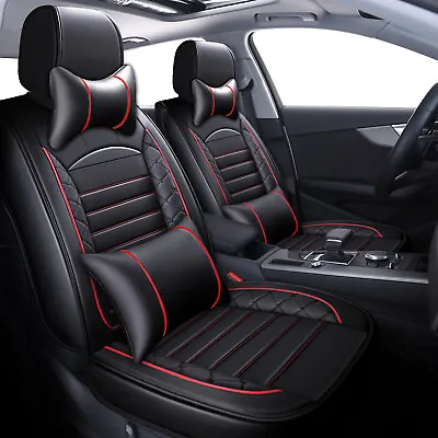 5 Seat Full Set Car Seat Cover Front + Rear Cushion For VW Golf GTI MK5 MK6 MK7 • $159.39