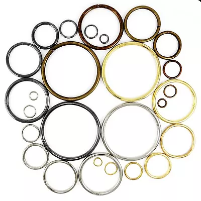 Metal O-rings 5 7 9 12 15 20 29 31 37 39 50 69 Mm Bags Straps Leads Handles • £42.10