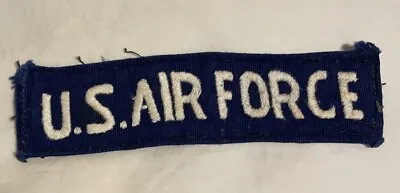 US Air Force Rectangular Blue Uniform Patch Cotton Vintage • $14.99