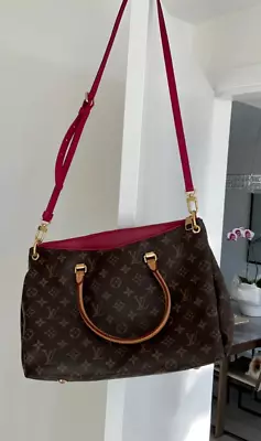 Authentic Louis Vuitton Monogram Pallas MM Tote Handbag Purse EBAY Authenticated • $450