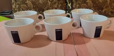 6 Vtg Lavazza Cappuccino/ Late Coffee Cups 6oz Made In Italy Used Good Condition • $55