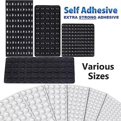 £2.99 • Buy Small & Large Electronics RUBBER FEET Self Adhesive Pads Bumper Stop Rubber Pads