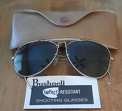 Vintage Bushnell Shooting Glasses Impact Resistant W/Original Case • $34.95