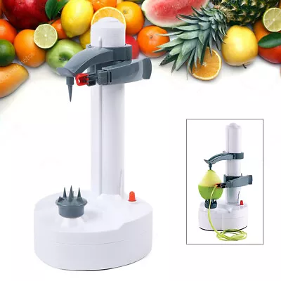 Automatic Electric Potato Peeler Apple Fruit Vegetable Rotating Peeling Machine  • £25