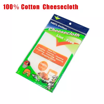 Cheescloth 100％ Cotton Fabric Muslin Gauze Cooking Cheesemaking Butter Tofu • $9.10