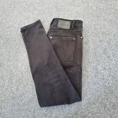 Rapha Jeans Men 30 Black Denim Pants Straight Regular Fit Cotton Casual Size 30 • $34.88