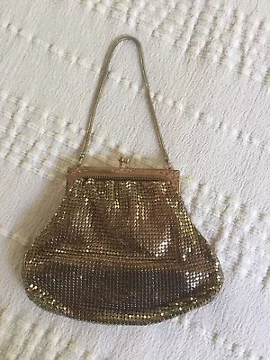 Authentic Vintage Glomesh Bronze Mesh Purse Bag Handbag 🌻 • $45