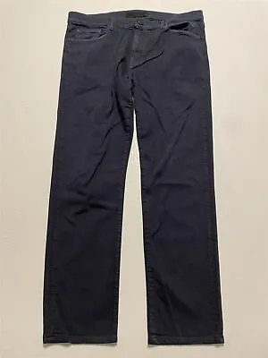 J Brand 34 X 30 Tyler Slim USA MADE Dark Smoke Gray Flex Denim Jeans • $27.83