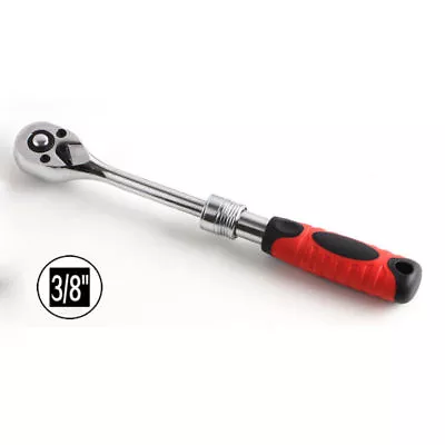 3/8  Drive Extendable Ratchet Quick Release With Rubber Cushion Grip Handle New • $19.95