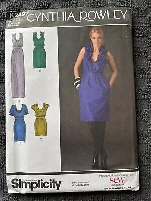 Simplicity Sewing Pattern 2497 Cynthia Rowley Dress Long Maxi Size 12-20 NEW • £6.99