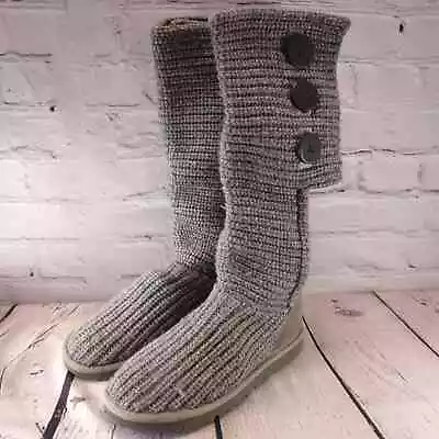 Ugg Women's Size 5 Cardy Knit Tall Knit Boots #512 • $44