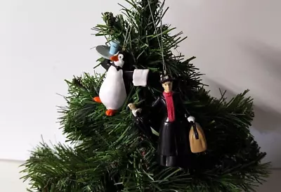 2 Custom Disney Christmas Ornaments... Mary Poppins And Mr. Dawes • $18