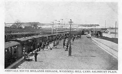 South Midlands Brigade Windmill Hill Military Camp Railway Station Salisbury • £26.50