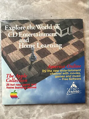 The Apple Collection Macworld America Online Cd 1995 Game Home Learning Demos • $49.99