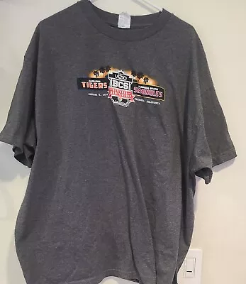 2014 BCS National Championship Florida State & Auburn T Shirt Mens Size 2XL  • $15