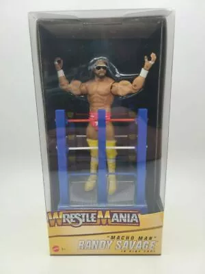 WWE Macho Man Randy Savage Action Figure Wrestlemania 37 Ring Cart 2020 Sealed • $35