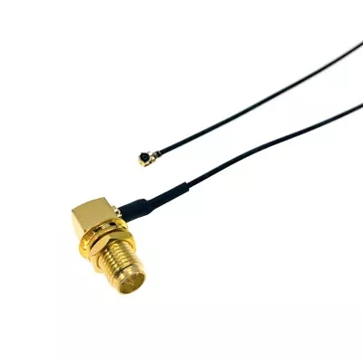 U.fl/IPX To RP-SMA Female Jack Right Angle 1.13 Pigtail Connector Cable WiFi • $3.19