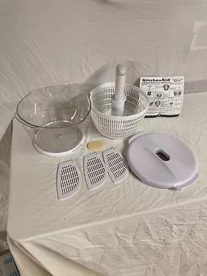 Kitchenaid Salad And Fruit Spinner-White In Color • $15