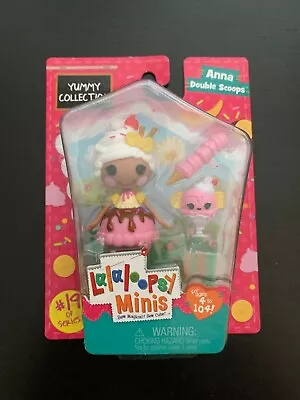 NEW Lalaloopsy Minis ANNA DOUBLE SCOOPS  Yummy Collection #19 Of Series 17 • $10.50