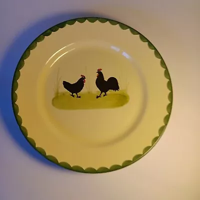 Vintage Rooster & Hen Plate Made In Germany Perfect For Country Decor • $20