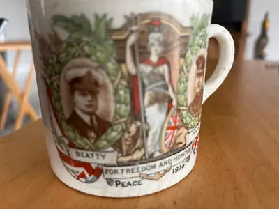 Peace 1919 Mug. Beatty Haig. Exmouth Devon • £57.85