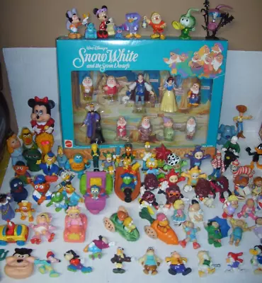 Huge Disney Muppets Seasame Street Fragle Rock Mickey Pvc Character Figure Lot • $109.99