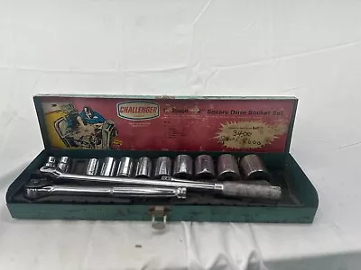 1/2  DR. CHALLENGER SOCKET SET RATCHET BREAKER  SOCKETS Usa By Proto +CASE! • $65