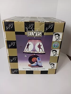 Elvis Presley Blue Suede Shoes Lamp From 1999 Brand New Never Opened Collector  • $149.99