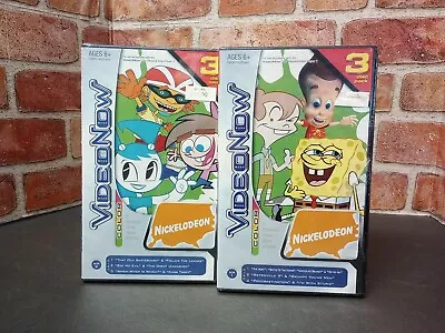 2 Nickelodeon VideoNow Color (2004 3 Pack PVDs) SpongeBob Neutron Cartoons • $29.99
