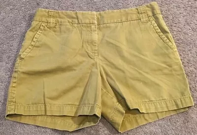 Women's J.Crew Classic Twill 4  Brown Chino Shorts Size 8 • $9.99